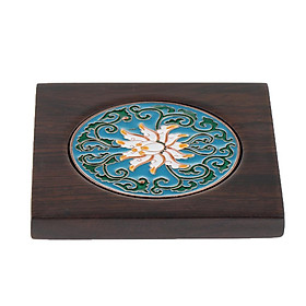 Piece Wooden Drink Coaster Mat