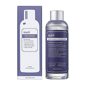 Nước hoa hồng chống viêm không mùi Klairs Supple Preparation Unscented Toner