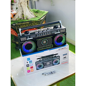 Mua Đài Radio FM Có Loa Bluetooth FP 363S – 2 Loa 9cm  Đèn LED RGB  USB/TF  Sạc 5V Có Năng Lượng Mặt Trời Quà Tặng Ông Bà Cha Mẹ Ý Nghĩa Hàng Nhập Khẩu