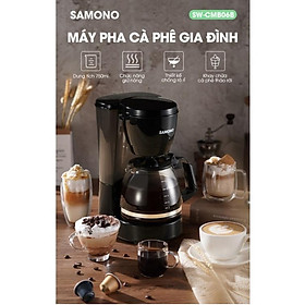 Mua Máy Pha Cà Phê Tự Động SW-CMB06B Dung Tích 750ml Nhiều Chức Năng Nhỏ Gọn Phù Hợp Cho Gia Đình