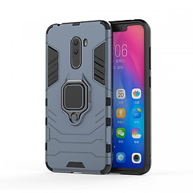 Ốp lưng cho Xiaomi Pocophone F1 iRON - MAN IRING Nhựa PC Cứng Viền Dẻo Chống Sốc
