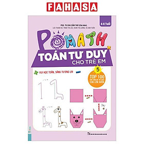 Sách POMath - Toán Tư Duy Cho Trẻ Em 4-6 Tuổi (Tập 5)