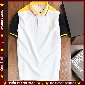 >> BÁO GIÁ ÁO THUN NAM CỔ BẺ VIỀN VAI KIM TUYẾN PHỐI LOGO | Shopee Lazada Sendo Tiki mới nhất 156 Áo Thun Nam Tay Ngắn H&H-AT201 Phối Viền Cổ In Logo Chuẩn Xịn Chất Vải Thun Cá Sấu Cao Cấp -2 Màu