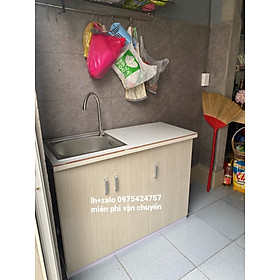Mua Tủ bếp sẵn bồn mặt gạch