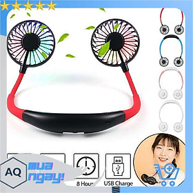 Mua Quạt Mini Mùa Hè Đeo Cổ Tích Điện Gấp Gọn  Điều Chỉnh Hướng Theo Ý Muốn Tiện Dụng Cho Mùa Hè 2021