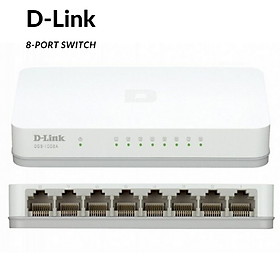 Mua Thiết Bị Chuyển Mạch Switch D-Link DES-1008C 8 Port 10/100MBPS-hàng chính hãng