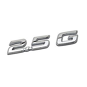 Decal tem chữ dán xe ô tô, xe hơi mẫu: 2.5G, 2.5Q và 2.5S