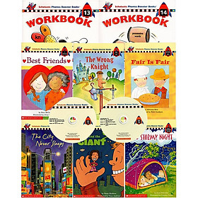 Scholastic Phonics Booster Books : Box Set Level 7 (Include 6 Books, 2 Workbooks and 2 Audio CDs)