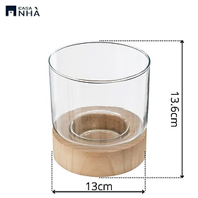Chân nến phong cách mộc mạc tự nhiên tối giản WORINCA
