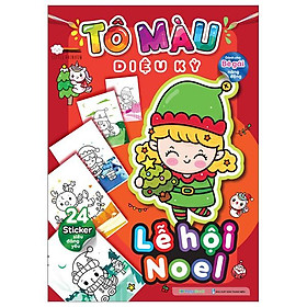Tô Màu Diệu Kỳ - Lễ Hội Noel (Dành Cho Bé Gái Năng Động)