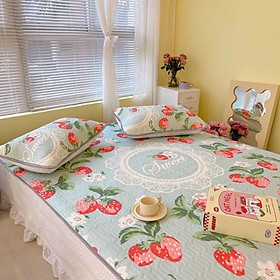 Mua Chiếu Điều Hoà Tencel Latex 5D Làm Từ MỦ Cao Su Non Hàng Nhập Khẩu Cao Cấp 3 Món Có Mùi Thơm Dịu