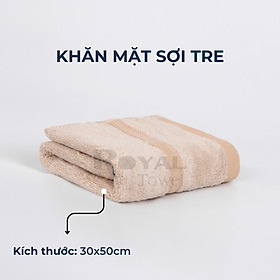 Khăn mặt sợi tre Royal Towel 30x50cm thấm hút tốt, không đổ lông, không ra màu