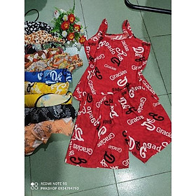 Bộ ngủ 2 dây thun tăm chất mát, sét ngủ 2 dây siêu mát FREESIZE đồ bộ mặc nhà phk shop bộ đùi thun siêu mát