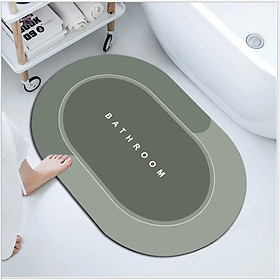 Mua Thảm Lau Chân Silicon đế cao su chống trơn trượt siêu thấm hút nước phòng tắm