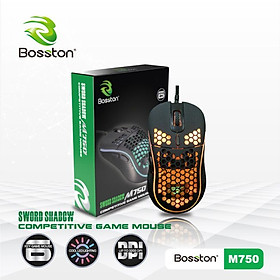 Chuột M750 USB2.0 HN của Bosston chuyên game siêu ngầu - HÀNG CHÍNH HÃNG