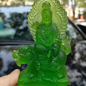 Mua Tượng Văn Thù bồ tát lưu ly xanh ngọc