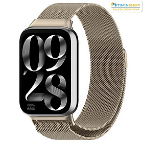 Dây Thép cho MI Band 8 Pro/ Band 9 Pro/ Redmi Watch 5/ 4 - Dây Thép, khóa nam châm (DTB8P)