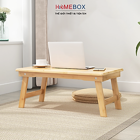 Mua Bàn Học Làm Việc Gấp Gọn Thông Minh  Bàn Xếp Gấp Gọn Gỗ Thông Tự Nhiên - Có Phủ Lớp Chống Ẩm  Chống Nước - Hàng Chính Hãng