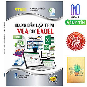 Ảnh bìa Sách Tin Học - Hướng Dẫn Lập Trình VBA Cho Excel - Bìa mềm- STK ( Tặng Sổ Tay Xương Rồng )