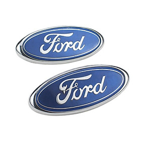 Logo biểu tượng sau xe ô tô Ford Kích thước 15*6cm: KLJ15