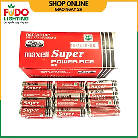 Pin Maxell R6P super AA hộp 40 viên tiểu