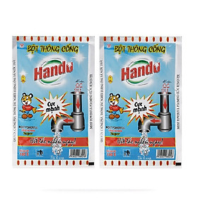 Bộ 2 Bột thông cống cực mạnh nội địa Hando