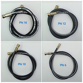 Dây test gas máy lạnh phi 6-10-12-16, Dây test gas điều hòa phi 6-10-12-16