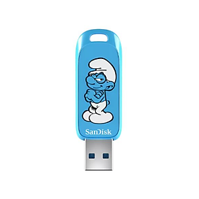 Mua USB 64GB/128GB 3.2 Gen 1 Sandisk Brainy Smurf Edition  - Hàng chính hãng