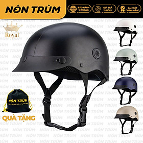 Mũ bảo hiểm xe máy 1/2 Royal M368 lưỡi trai kèm thông gió gọn nhẹ