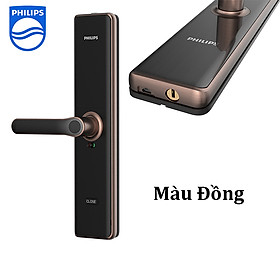 Mua Bộ khóa cửa thông minh Bluetooth  vân tay  thẻ từ  mật khẩu và chìa cơ Philips DDL7300 - Hàng chính hãng (BH 2 NĂM)