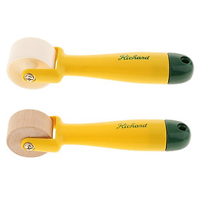 Pack of 2 Wallpaper Seam Roller Home Decoration Flat Hand Roller Tools