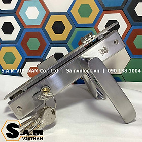 Mua Khoá Tay Gạt Cửa Sắt Hệ 700 304B-3F Inox 304