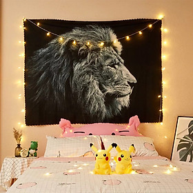 Thảm treo tường trang trí phòng ngủ Tranh vải vintage 150x130CM - THIÊN NHIÊN ( TẶNG MÓC )