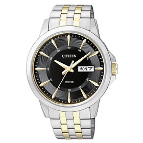 Đồng Hồ Nam Citizen Dây Thép Không Gỉ BF2018-52E - Mặt Đen (41mm)