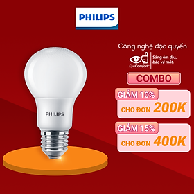 Mua Bóng đèn PHILIPS LEDBULB Mycare A60 -Công suất (4W 6W 8W 10W 12W)