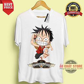 Áo Thun One Piece LUFFY Siêu Cute | Áo Phông LUFFY Mũ Rơm Đẹp | Hàng Chất OP74