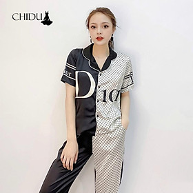 Freeship CHIDU set bộ pijama hoạ tiết dễ thương SP314