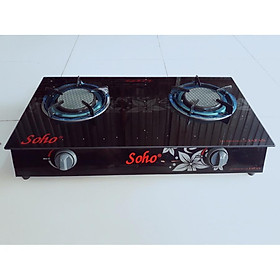 Mua Bếp gas đôi mặt kính hồng ngoại toàn thân inox  đầu đốt lớn Soho 120HG - Hàng chính hãng
