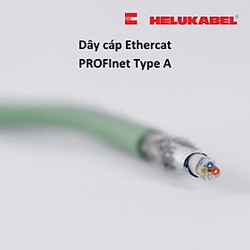 Dây cáp mạng Ethernet HELUKAT PROFInet type A PVC | Green | 2 x 2 x AWG 22/1