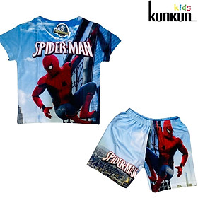 Đồ Bộ Bé Trai Hình Spider Man In 3D 09  (Size