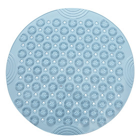Thảm Nhà Tắm, Nhà Vệ Sinh Chống Trơn Trượt Cao Cấp Hình Tròn 55x55cm