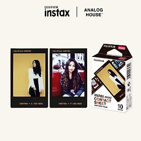 Film Instax Mini FUJIFILM - Viền màu - Giấy in ảnh cho máy chụp ảnh lấy liền Instax Mini - Hàng Chính Hãng