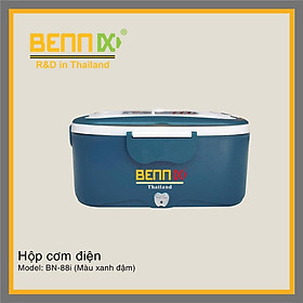 Hộp cơm văn phòng, hôp cơm giữ nhiệt, hộp cơm điện Bennix BN- 88i màu xanh