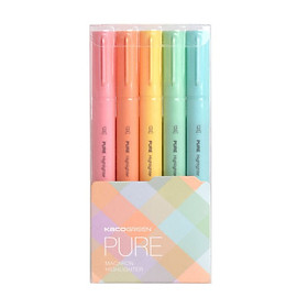 Set Bút KACO Highlight Pastel - Bút Nhấn Dòng KACO Màu Pastel - Bút Dạ Quang màu kẹo ngọt