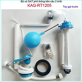Mua Bộ xả bàn cầu gạt cấp phao xanh KAG-RT1205  bộ xả nước bồn cầu gạt xả cầu gạt  trọn bộ 2 khối cầu phổ thông