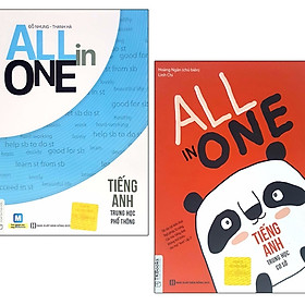 Combo All In One - Tự Học Tiếng Anh Cho Học Sinh Trung Học Phổ Thông + Trung Học Cơ Sở