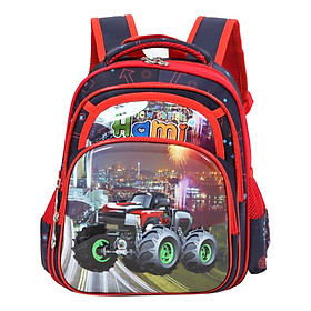Balo Mẫu Giáo Hami Bl2002M_Car1_Nav_Red