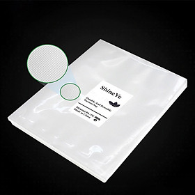 100 Túi Hút Chân Không Thực Phẩm Một Mặt Nhám Một Mặt Trơn Dạng Hạt Mịn Hàng Chính Hãng