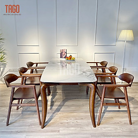 Mua Bộ Bàn Ăn Óc Chó 1m8 6 Ghế