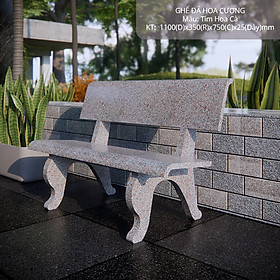 Mua GHẾ ĐÁ DÀI NGOÀI TRỜI/SÂN VƯỜN/TRONG NHÀ-TÍM HOA CÀ